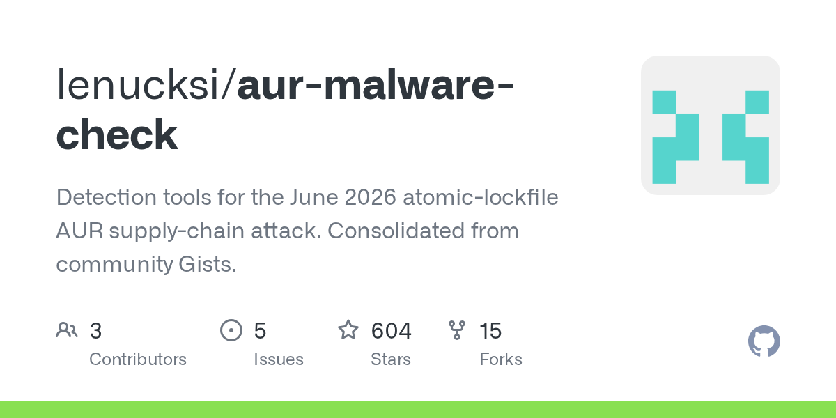aur-malware-check 项目封面